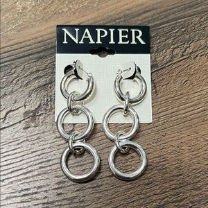NEW Napier Silver Earrings